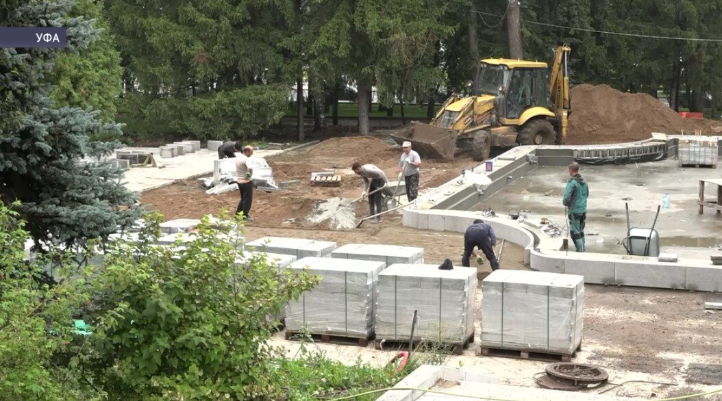 В Уфе обновление парка им. Ленина выходит на финишную прямую